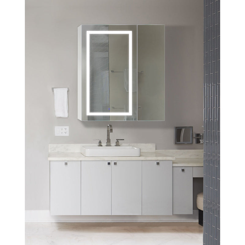 Krugg Icon 84" X 30" LED Bathroom Mirror with Dimmer & Defogger Large Lighted Vanity Mirror ICON8430 - Backyard Provider