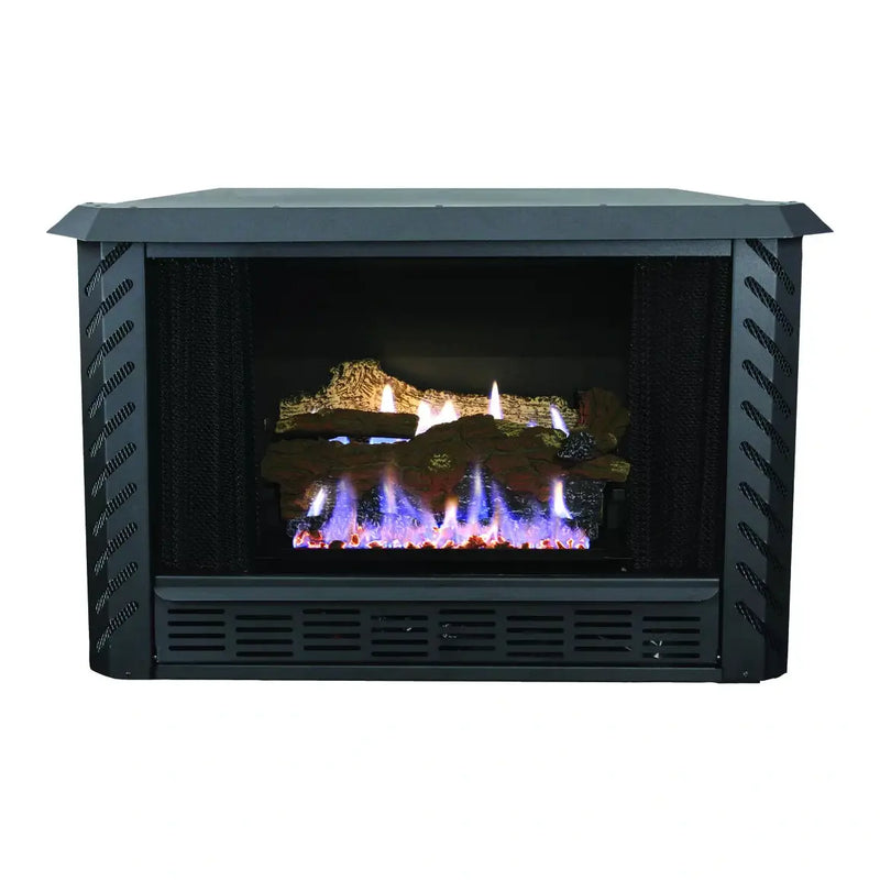 US stove 1,200 sq. ft. single-burner vent-free natural gas stove