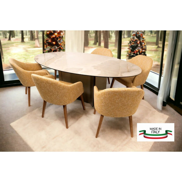 Maxima House ALLESANDRO Dining set - DI002-CH007 - Backyard Provider