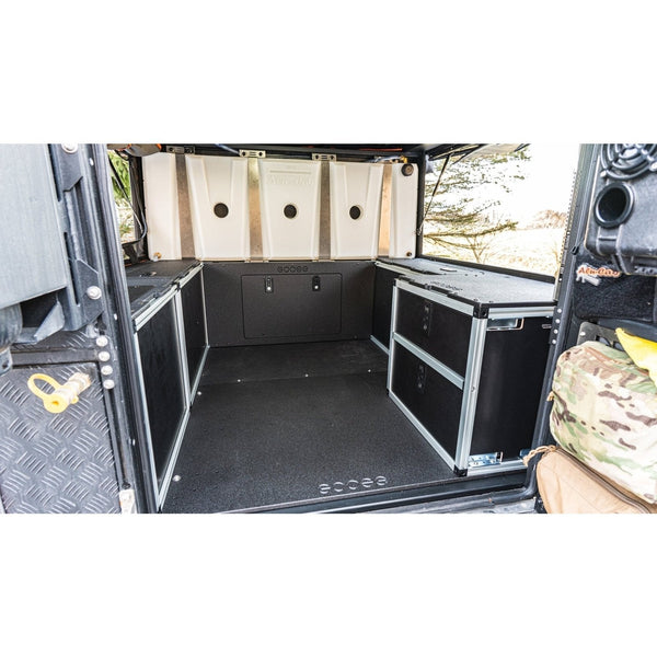 Goose Gear Alu-Cab Canopy Camper V2 - Ford Ranger 2019-Present 4th Gen. - Rear Double Drawer Module - 6' Bed