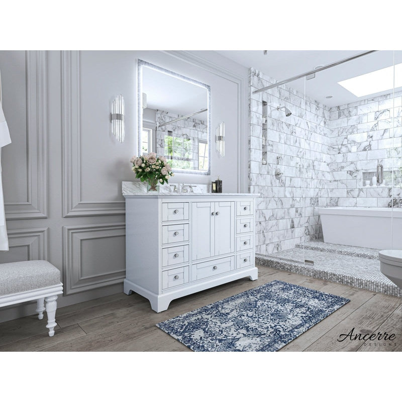 Ancerre Audrey Bathroom Vanity Set - VTS-AUDREY-48-W-CW - Backyard Provider