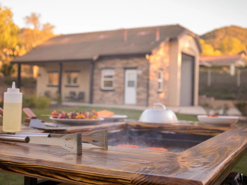 Backyard Hibachi Grill Torched Cypress - BY-BHPOGTC