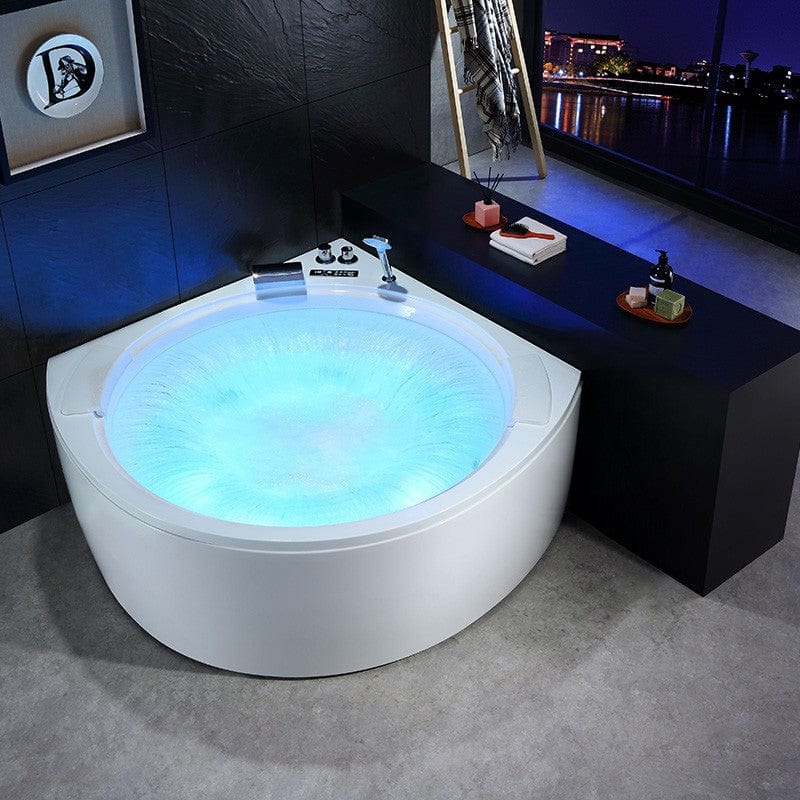 Sauna Hammam - CORNER WHIRLPOOL BATHTUB ELIXIR 360 2-SEATER ARCHIPEL® - 150X150 - PREORDER