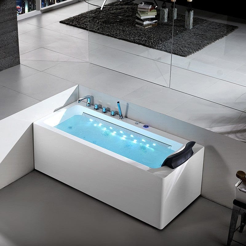 Sauna Hammam - HAMILTON 160 WHIRLPOOL BATH 1 SEATER ZELAND® 160X75 - LEFT - MK51562072