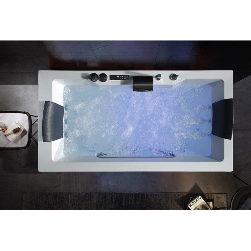 Sauna Hammam - ARCHIPEL® 180X90 RIVIERA CONCEPT 1-SEATER WHIRLPOOL BATH - PREORDER June 2023