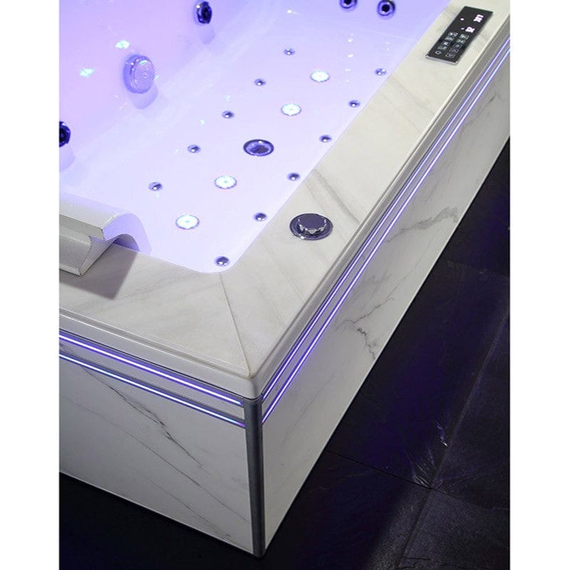 Sauna Hammam - ARCHIPEL® 2-SEATER ALTESS 180 THERAPEUTIC WHIRLPOOL BATHTUB - 180X90 - MK53017057