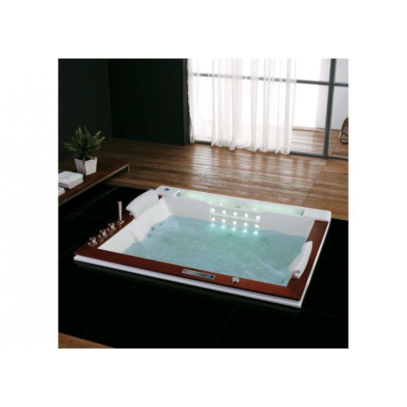 Sauna Hammam - ZELAND® ZEN'SPA DUO 2-SEATER WHIRLPOOL BATHTUB 190X160 - RIGHT - MK51562817