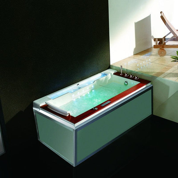 Sauna Hammam - ZELAND® ZEN'SPA SOLO 1-SEATER WHIRLPOOL BATHTUB 190X100 - RIGHT - MK51562820