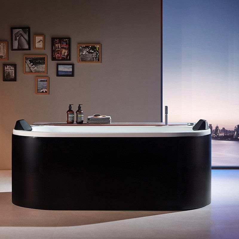 Sauna Hammam - NEO BLACK WHIRLPOOL BATH 1 PLACE ARCHIPEL® 180X86 - MK53020868