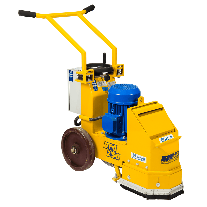 Bartell Global SPE Heavy Duty Concrete Grinder, Electric/Gas, Single Head - DFG250 - Backyard Provider