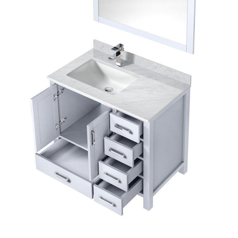 Jacques 36" x 22" Left Offset Bath Vanity - Backyard Provider