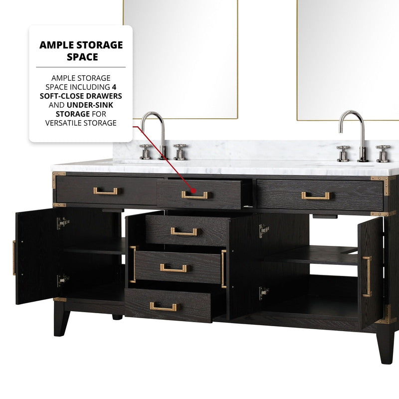 Laurel 72 " x 22" Double Bath Vanity - Backyard Provider