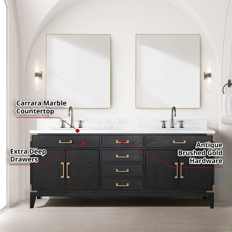 Laurel 80" x 22" Double Bath Vanity - Backyard Provider