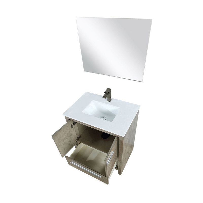 Lafarre 30" Rustic Acacia Bathroom Vanity - Backyard Provider