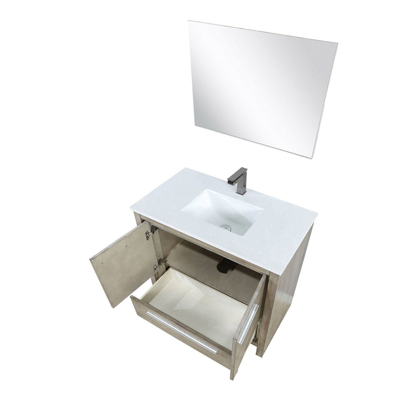 Lafarre 36" Rustic Acacia Bathroom Vanity - Backyard Provider