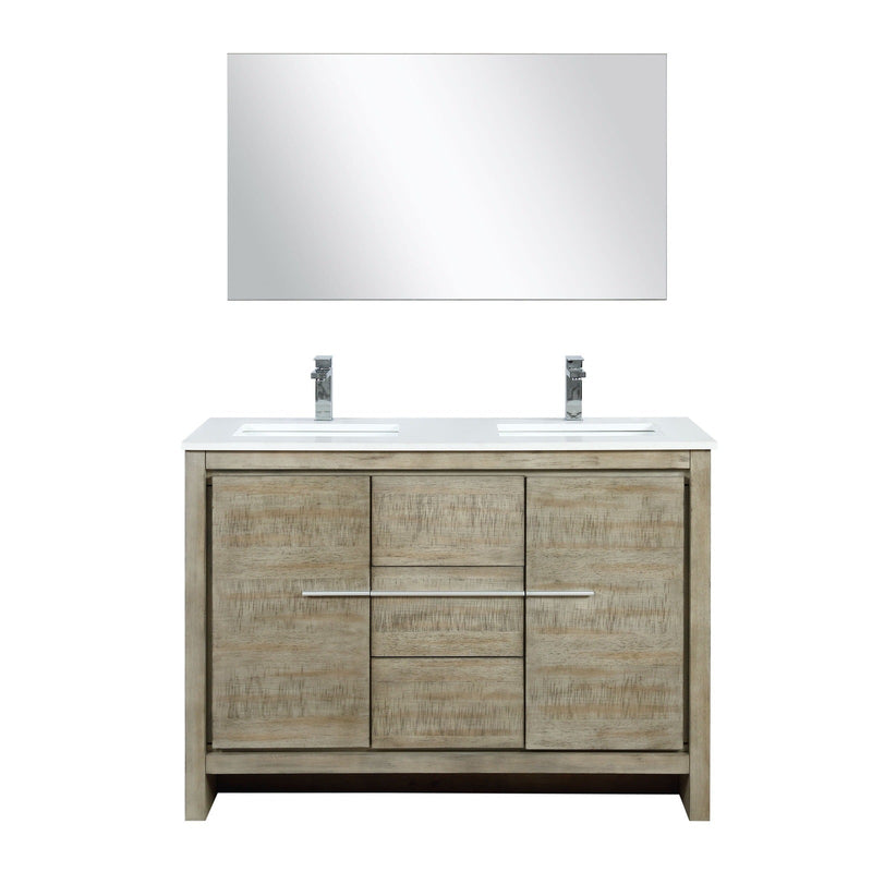 Lafarre 48" Rustic Acacia Double Bathroom Vanity - Backyard Provider