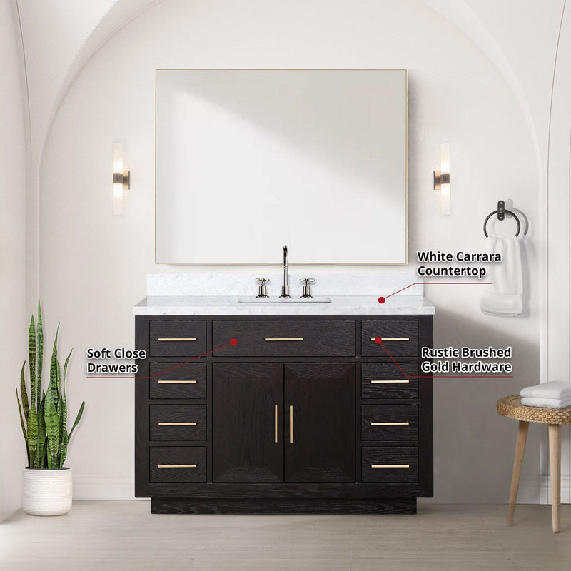 Abbey 48" x 22" Single Bath Vanity - Backyard Provider