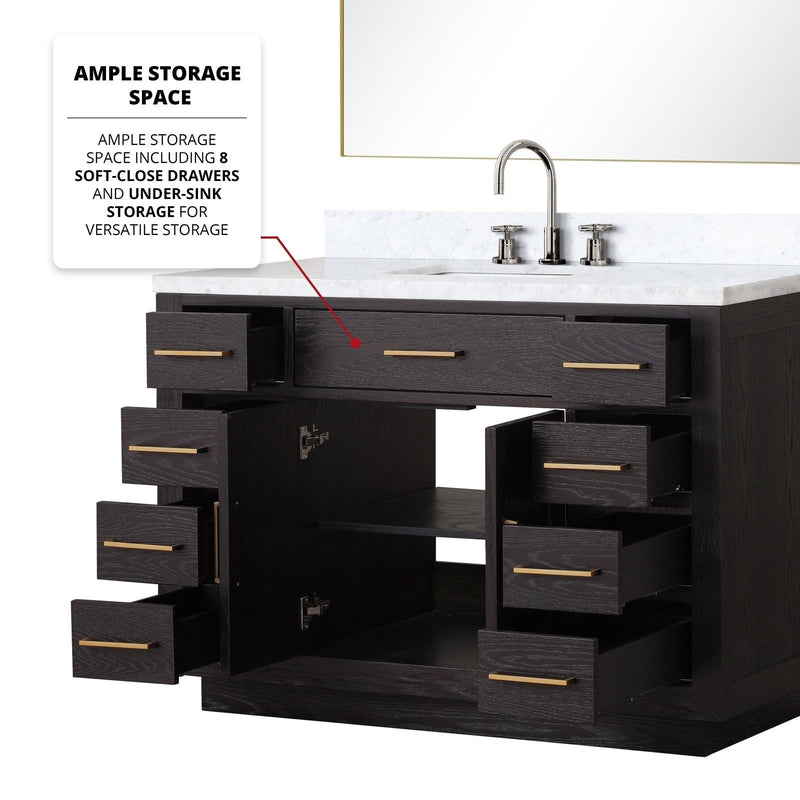 Abbey 48" x 22" Single Bath Vanity - Backyard Provider