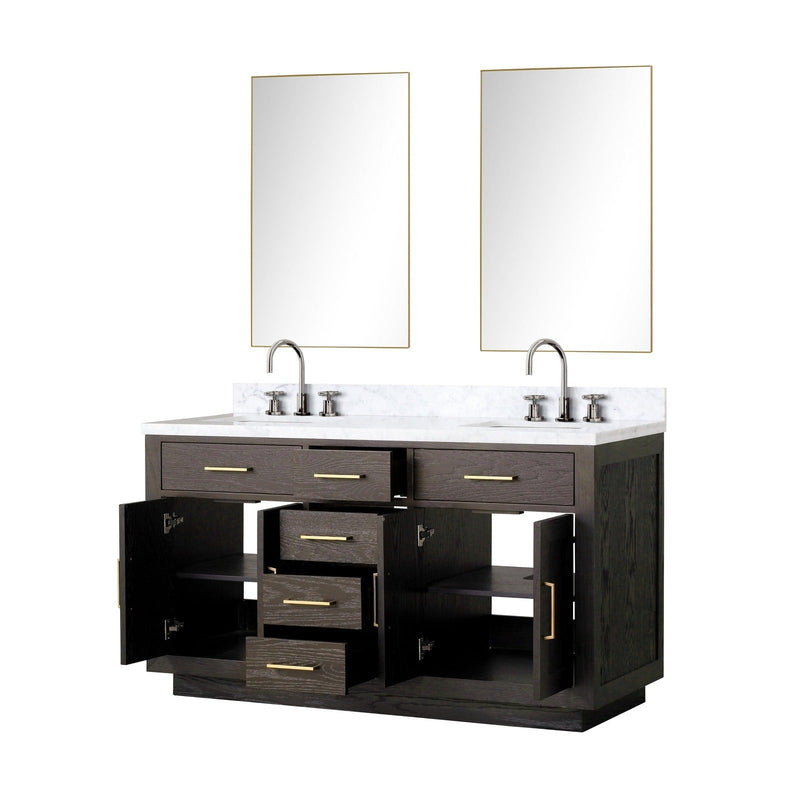 Abbey 60" x 22" Double Bath Vanity - Backyard Provider