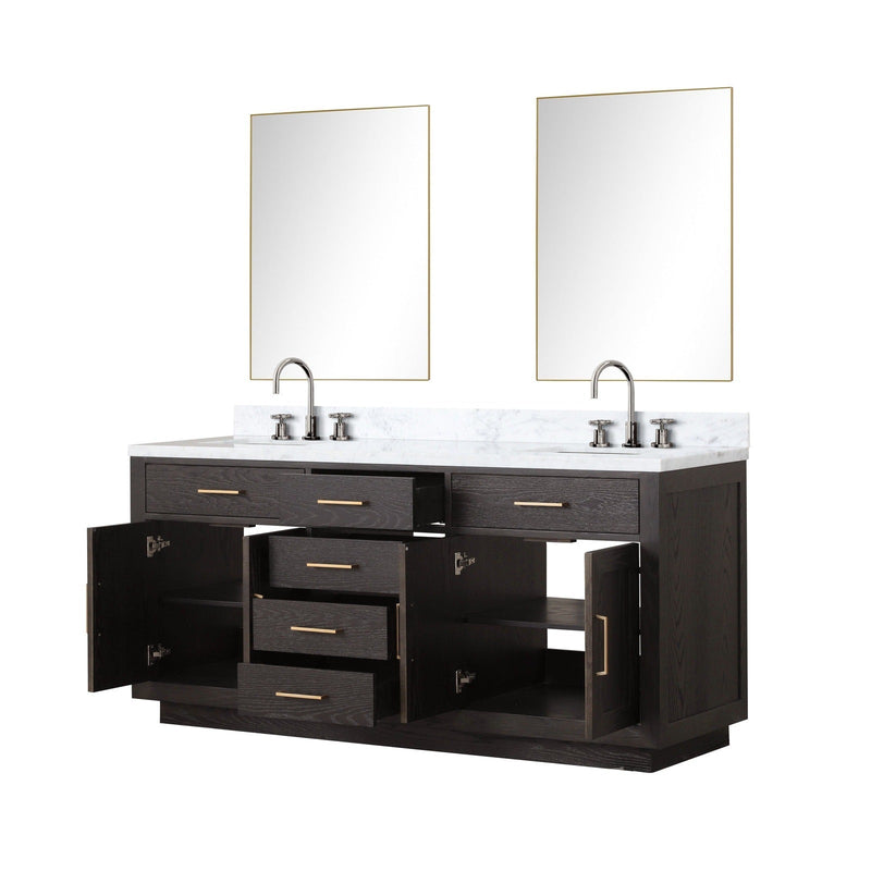 Abbey 72" x 22" Double Bath Vanity - Backyard Provider