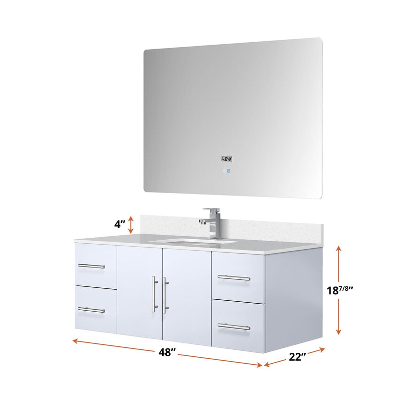 Geneva  48" x 22" Bath Vanity - Backyard Provider