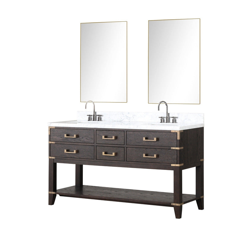 Norwalk 60" x 22" Double Bath Vanity - Backyard Provider