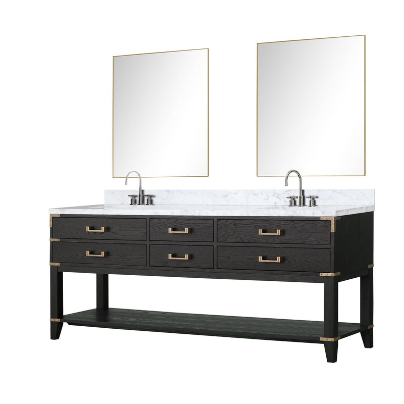 Norwalk 80" x 22" Double Bath Vanity - Backyard Provider