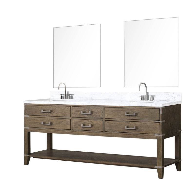 Norwalk 80" x 22" Double Bath Vanity - Backyard Provider