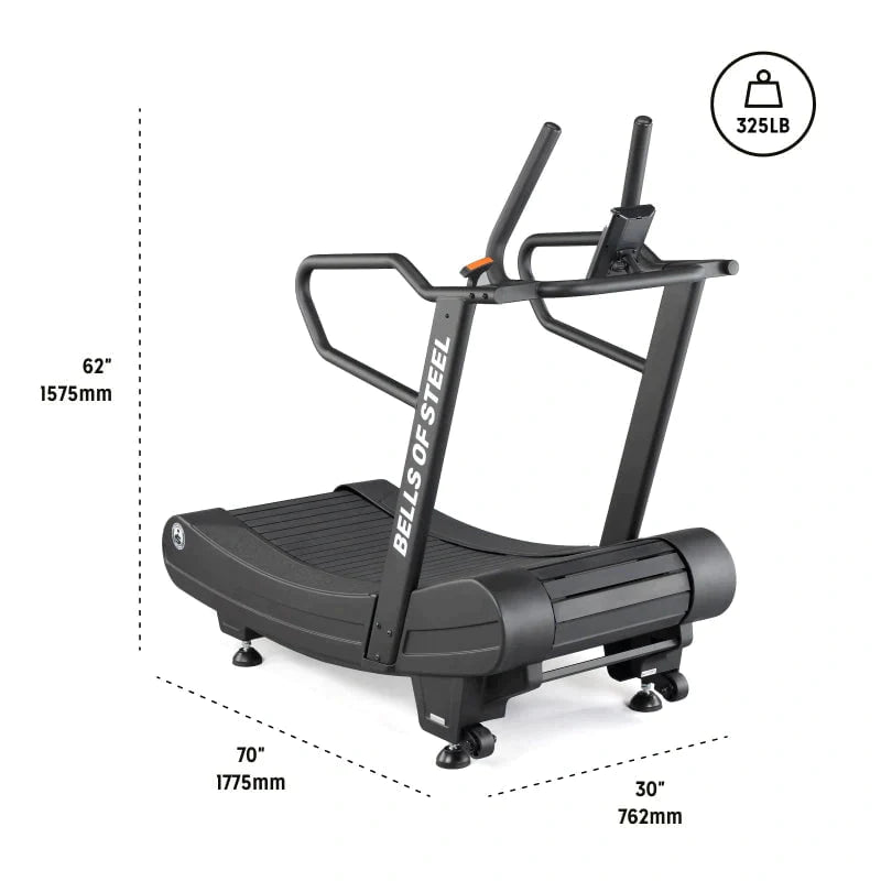 Bells of Steel Blitz Magnetic Resistance Manual Treadmill