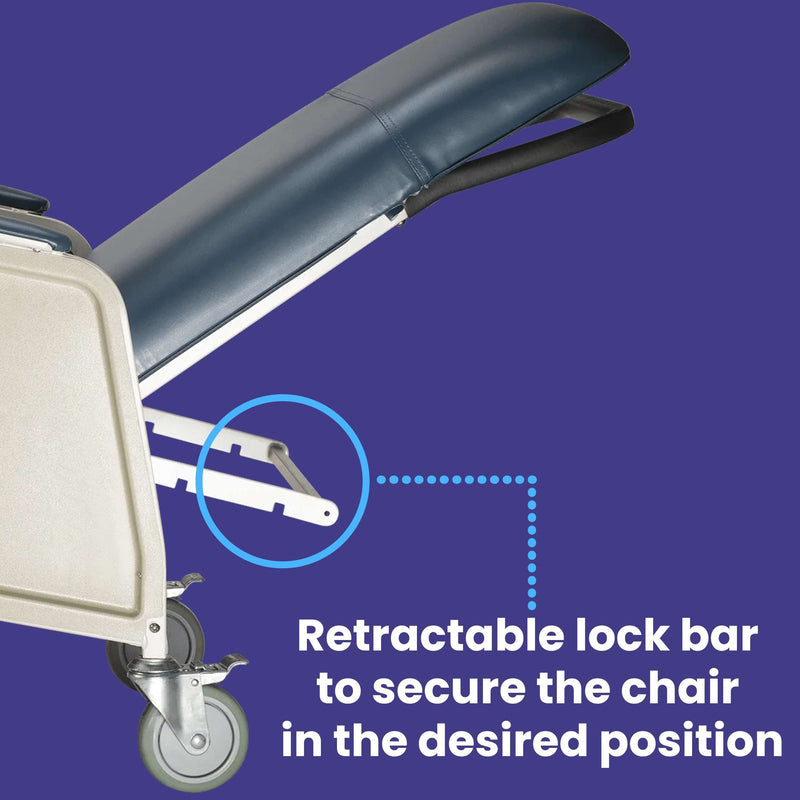 Medacure Bariatric Geri Chair Recliner with a Tray