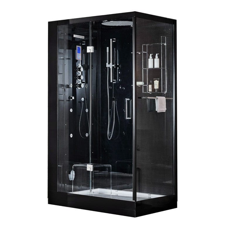 Sauna Hammam HAMMAM SHOWER CABIN DUO ARCHIPEL® PRO 120G BLACK 120X85CM - 2 PLACES - MK53019691