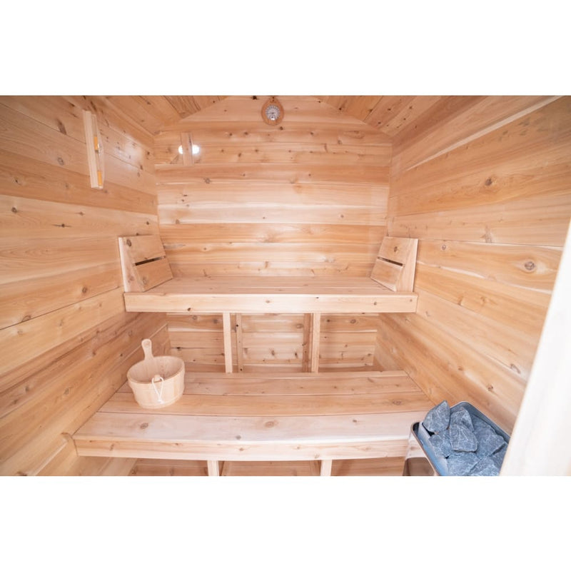 Canadian Timber Granby CTC66W 2-3 Person Traditional Outdoor Cabin Sauna by Dundalk Leisurecraft