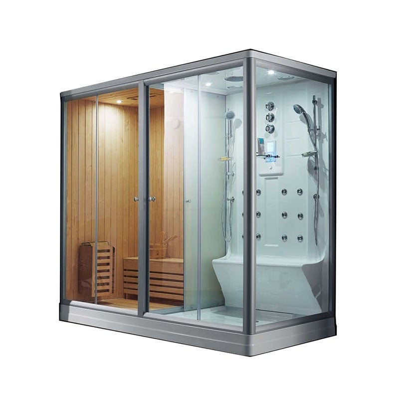 Sauna Hammam COMBI SAUNA SHOWER HAMMAM BOREAL® SH220G - LEFT - MK51560058