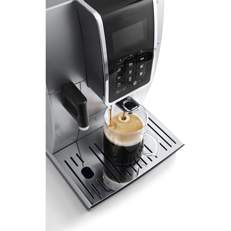 De'Longhi Dinamica with LatteCrema Super Automatic Espresso Machine in Silver ECAM35075SI