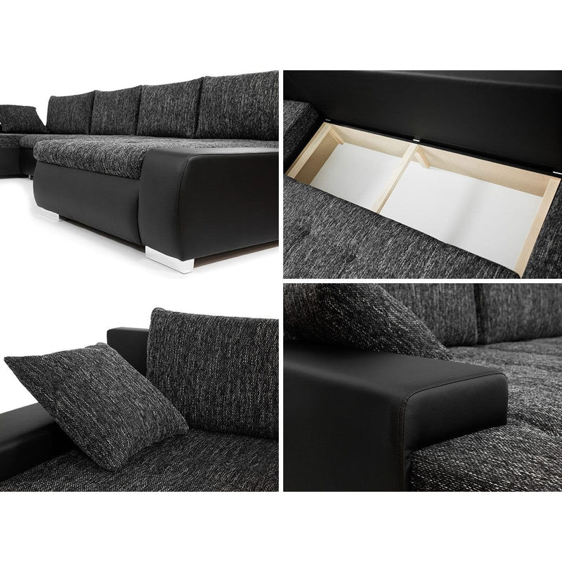 Maxima House LEANDRO Sectional Sleeper Sofa - Backyard Provider