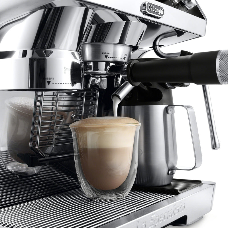 De'Longhi La Specialista Maestro Sensor Grinding, Milk Frothing Espresso Machine in Silver EC9665M