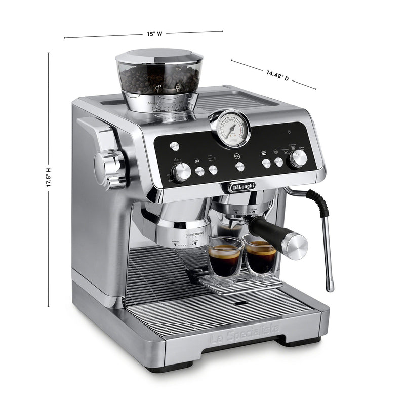 De'Longhi La Specialista Prestigo Sensor Grinding, Milk Frothing Espresso Machine EC9355M