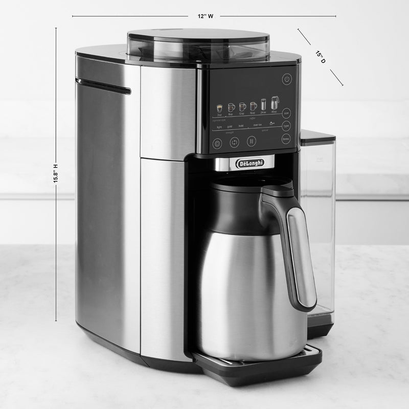 De'Longhi TrueBrew Automatic Coffee Maker with Bean Extract Technology with Thermal Carafe CAM51035M