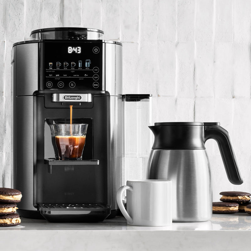 De'Longhi TrueBrew Automatic Coffee Maker with Bean Extract Technology with Thermal Carafe CAM51035M