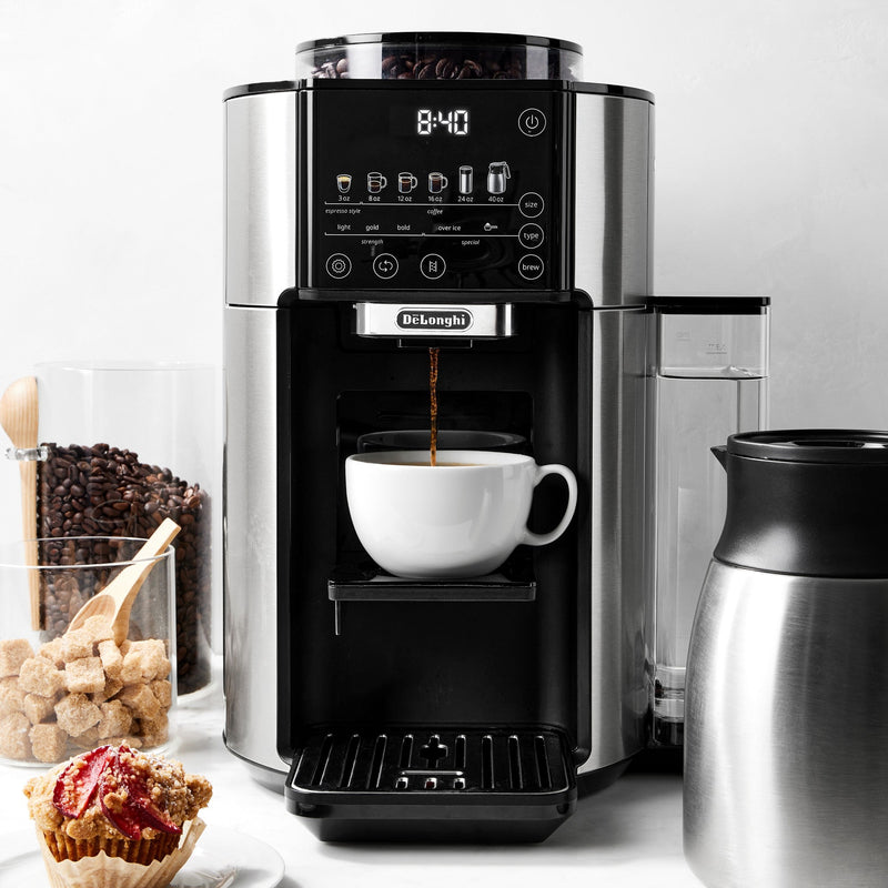 De'Longhi TrueBrew Automatic Coffee Maker with Bean Extract Technology with Thermal Carafe CAM51035M