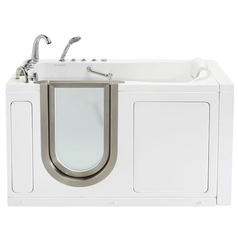 Ella's Bubbles Deluxe Walk-In Tub (29.5″W x 55″L) with Acrylic Inward Swinging Door. - Backyard Provider