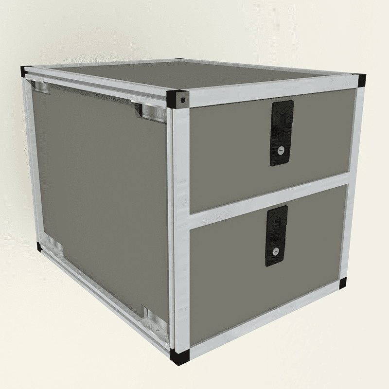 Goose Gear Double Drawer Module - 15 3/16" Wide x 28" Depth