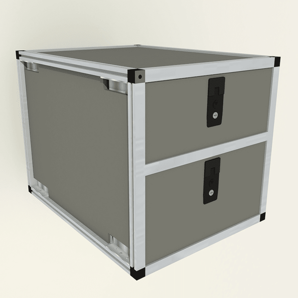 Goose Gear Double Drawer Module - 16 3/16" Wide x 25" Depth