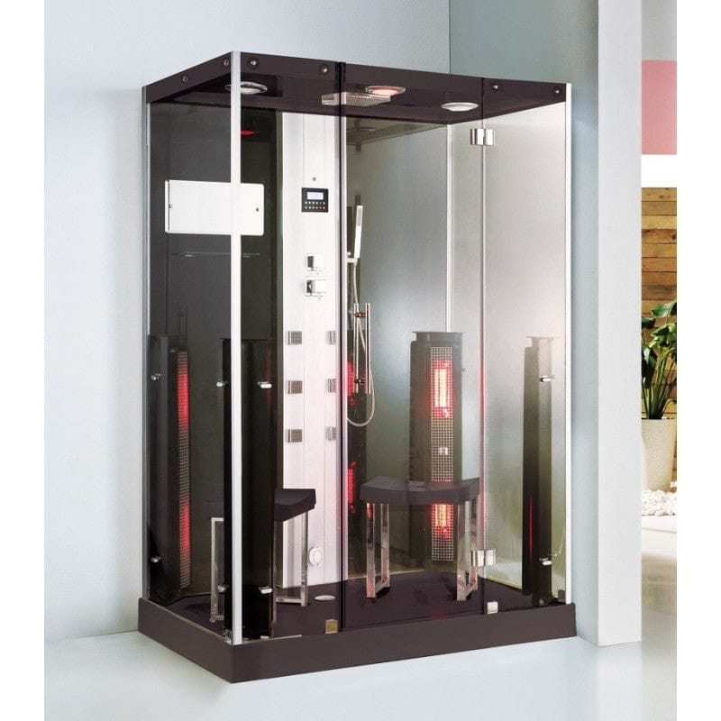 Sauna Hammam BOREAL® COMBI INFRASTEAM DUO 145 SHOWER - HAMMAM + FULL SPECTRUM INFRARED - MK51560087