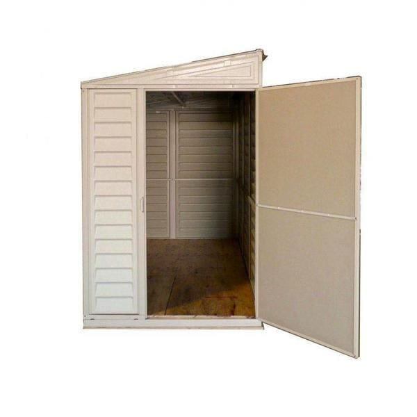 Duramax 4'x8' SideMate Shed with Foundation 06625 - Outdoor Storage - Backyard Provider