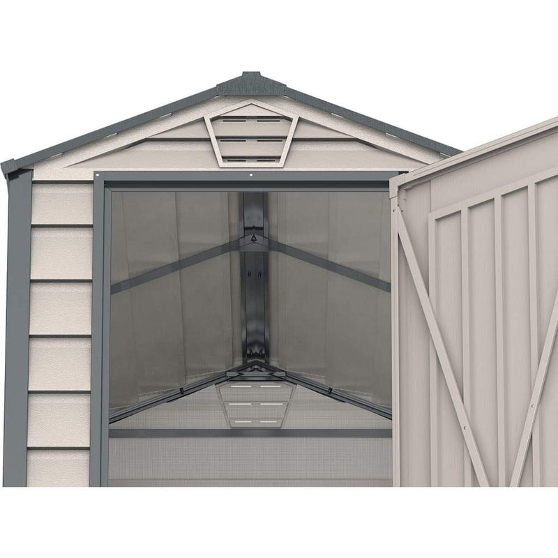 Duramax EverMore 4' x 6' Vinyl StorageShed 30625 - Backyard Provider