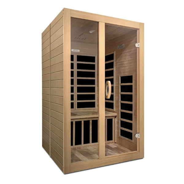 Dynamic Santiago 2-person Low EMF Under 8MG FAR Infrared Sauna