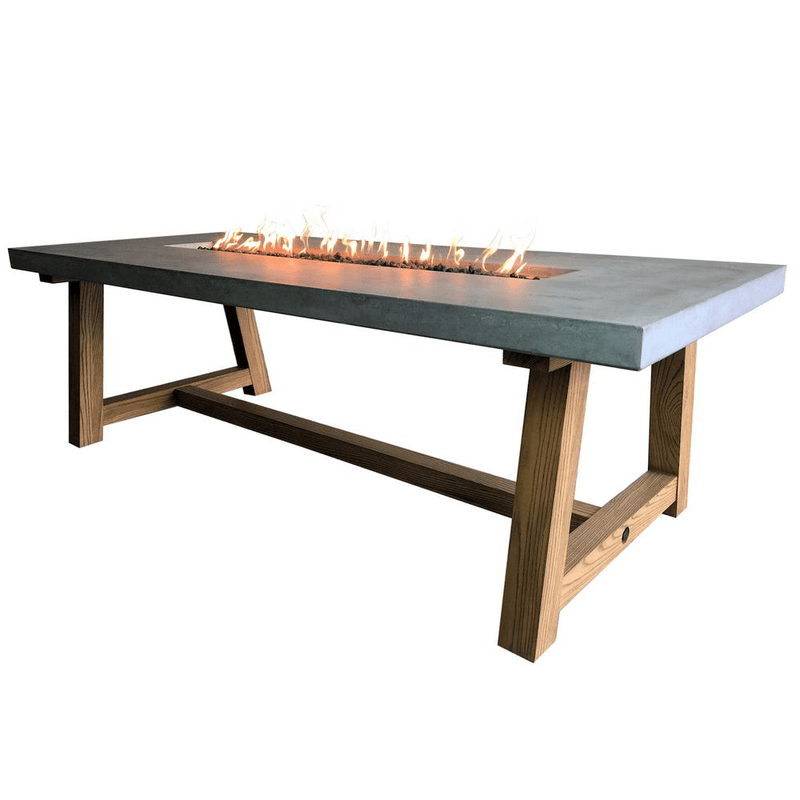 Elementi - Sonoma Workshop Dining Rectangular Fire Pit Table OFG201