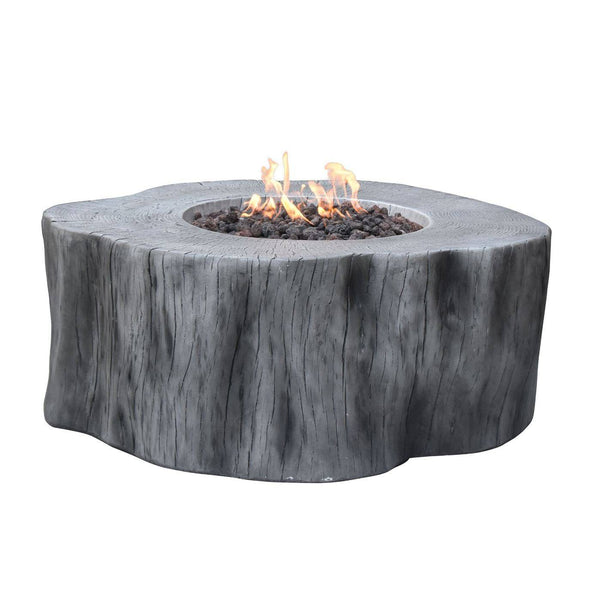 Elementi - Manchester Irregular Round Concrete Fire Pit Table OFG145