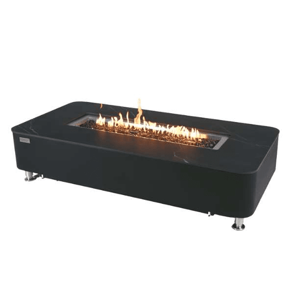 Elementi Plus Valencia Porcelain Top Fire Table OFP102BB